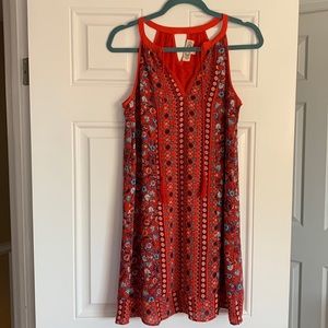 Mid Length Floral Dress